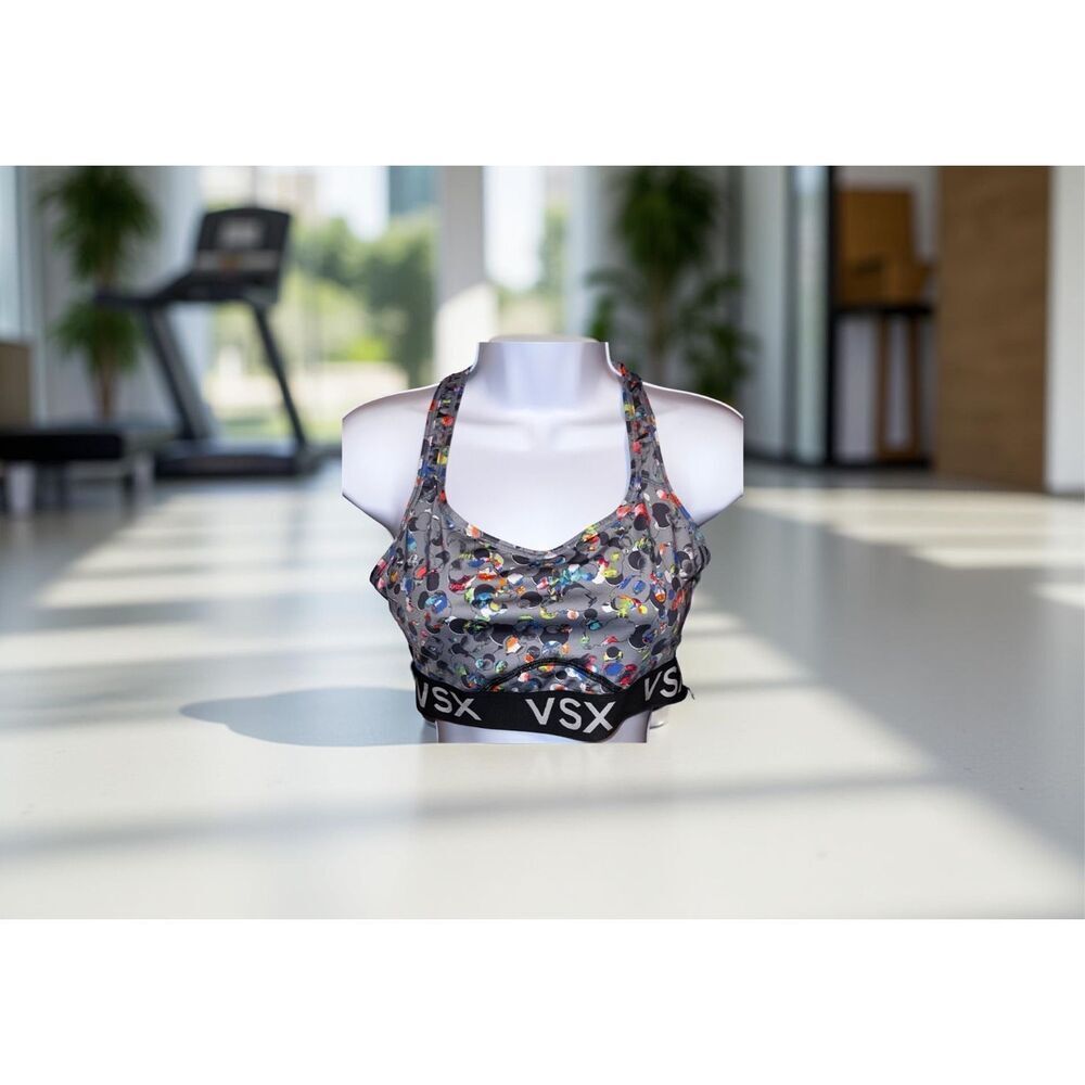 Victoria’s Secret Sport VSX Bubble Graphic Print Sports Bra Size Large